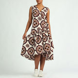 LADIES CIARRA WHITE/RED DRESS