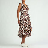 LADIES CIARRA WHITE/RED DRESS