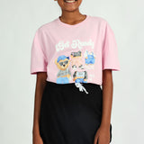 Pink Oversized Graphic Tee