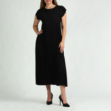 Black Pleat Dress