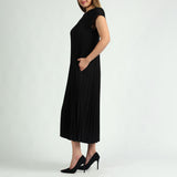 Black Pleat Dress