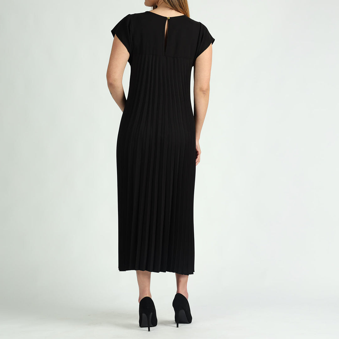 Black Pleat Dress