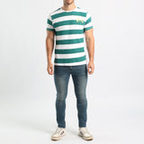 MENS WHITE STRIPE T-SHIRT