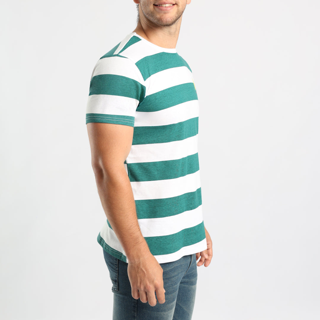 MENS WHITE STRIPE T-SHIRT