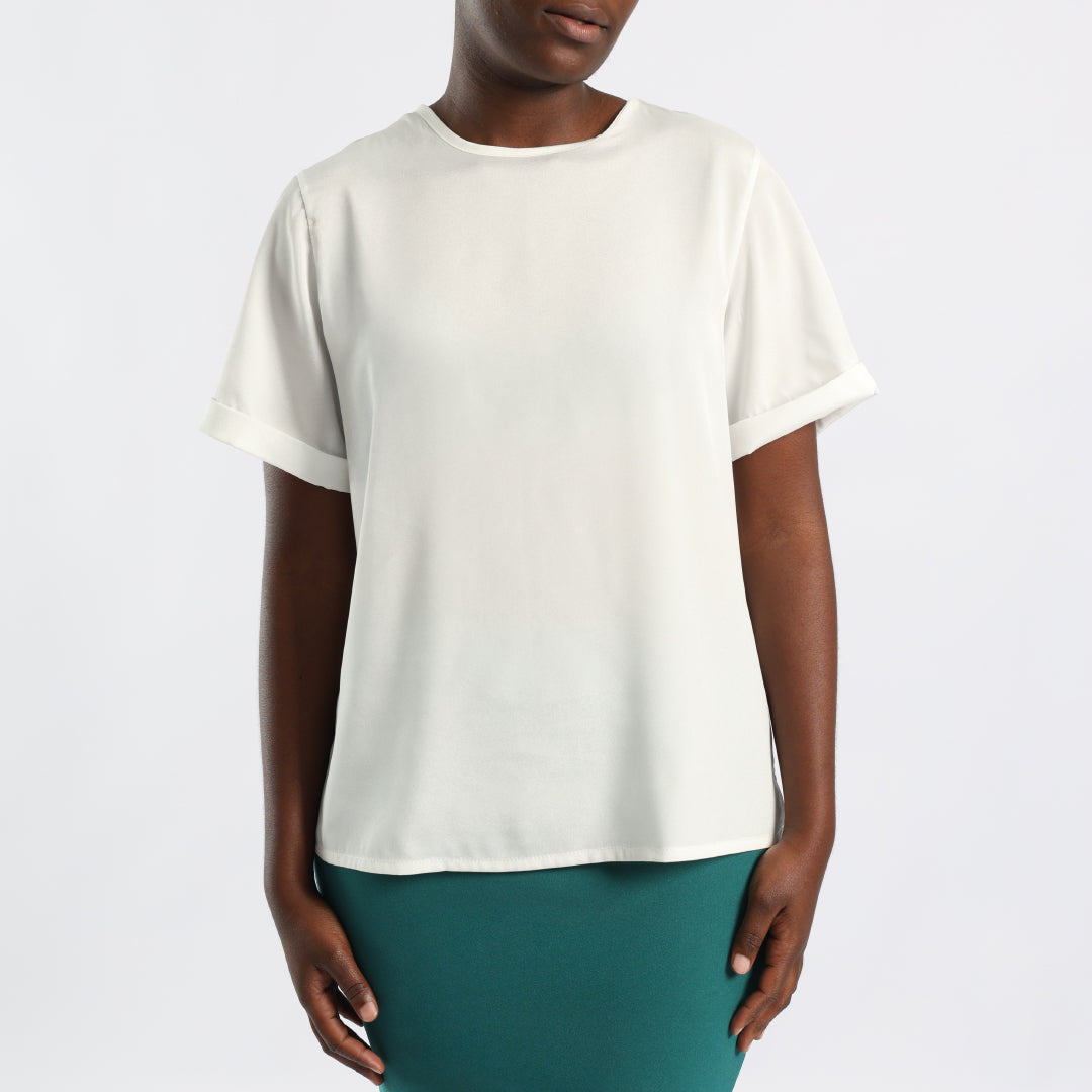 LADIES WHITE TOP