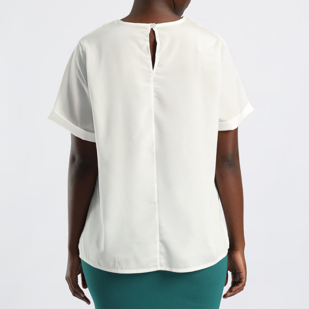 LADIES WHITE TOP