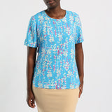 LADIES  BLUE TOP