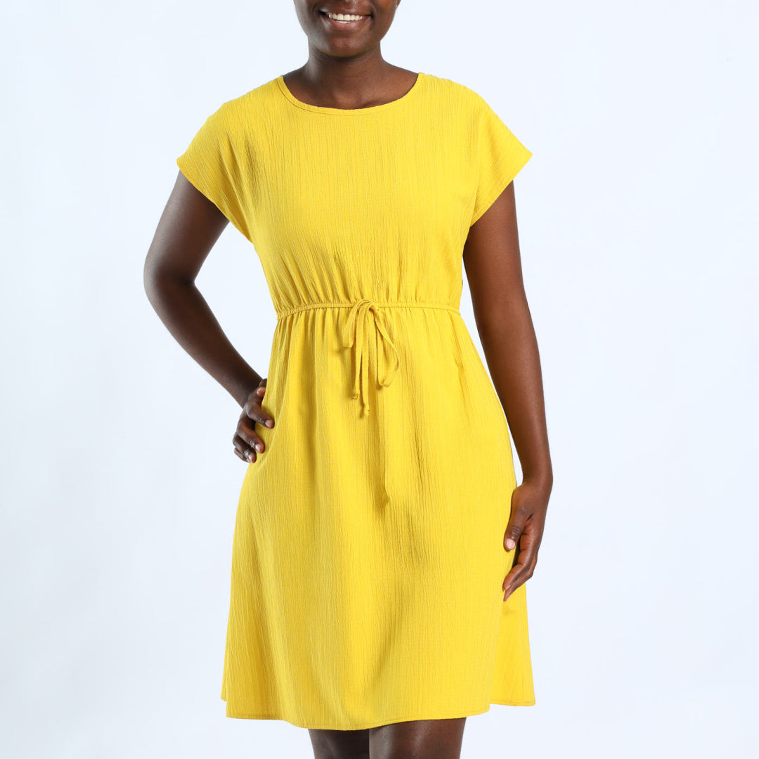 LADIES YELLOW DRESS