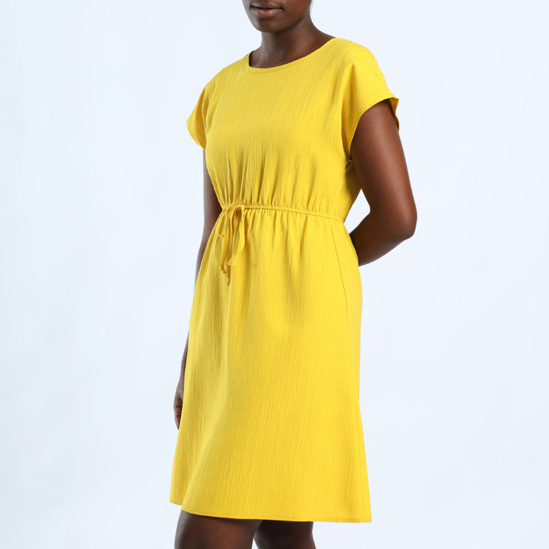 LADIES YELLOW DRESS