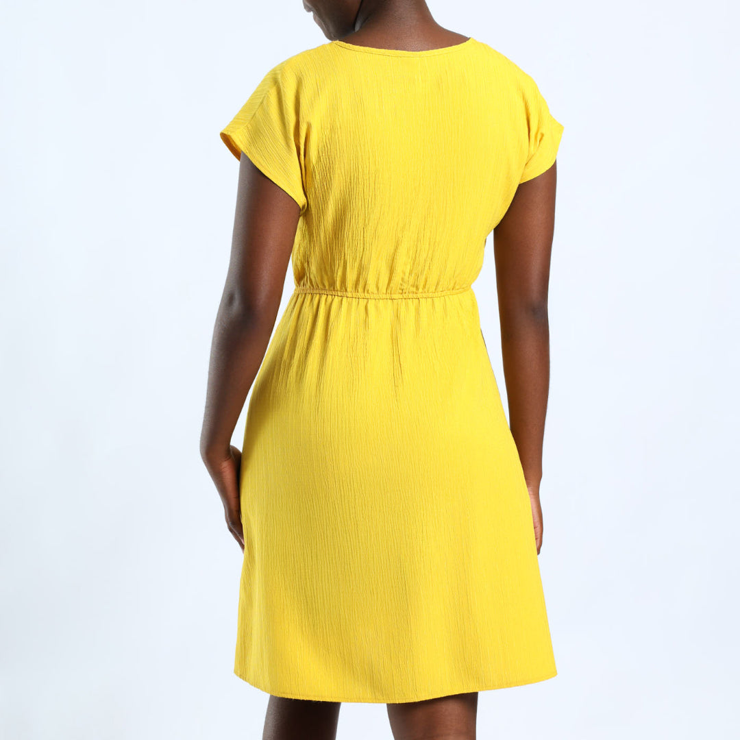 LADIES YELLOW DRESS