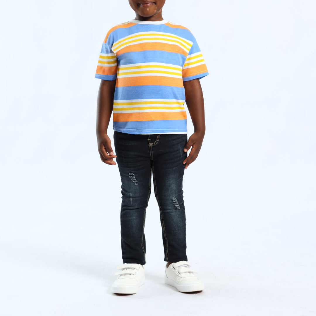 STRIPE SHORT SLEEVE T-SHIRT