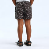 GIRLS DARK GREY SPOTTED SHORT