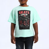 MINT PRINTED SHORT SLEEVE TEE