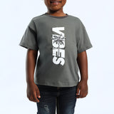 CHARCOAL SHORT SLEEVE  T-SHIRT