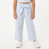 GIRLS BLUE/WHITE PANT