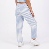 GIRLS BLUE/WHITE PANT