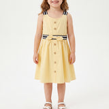 PG PLAIN BUTTER DRESS