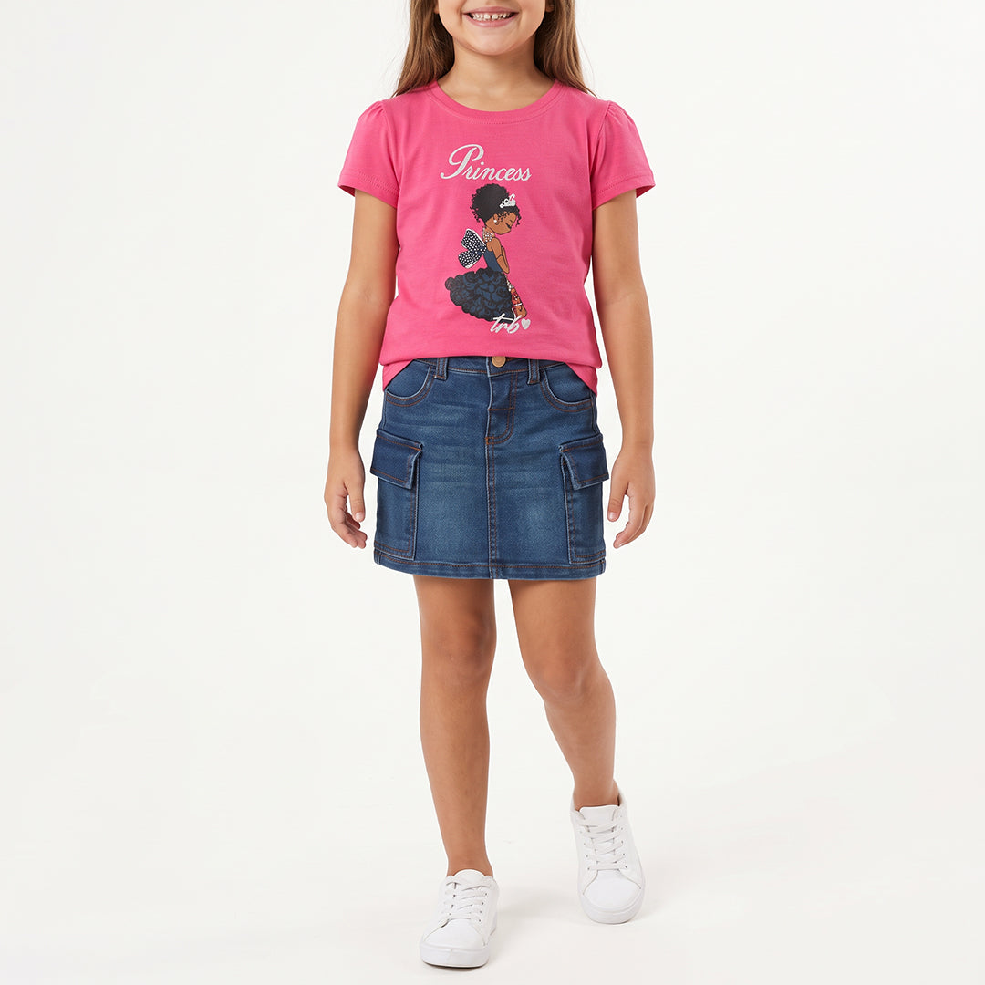 GIRLS TRB CERISE TEE