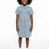BLUE DENIM DRESS