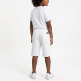 BOYS EXCL WHITE 2PICE SET