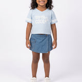 GIRLS TRB BABY BLUE TOP