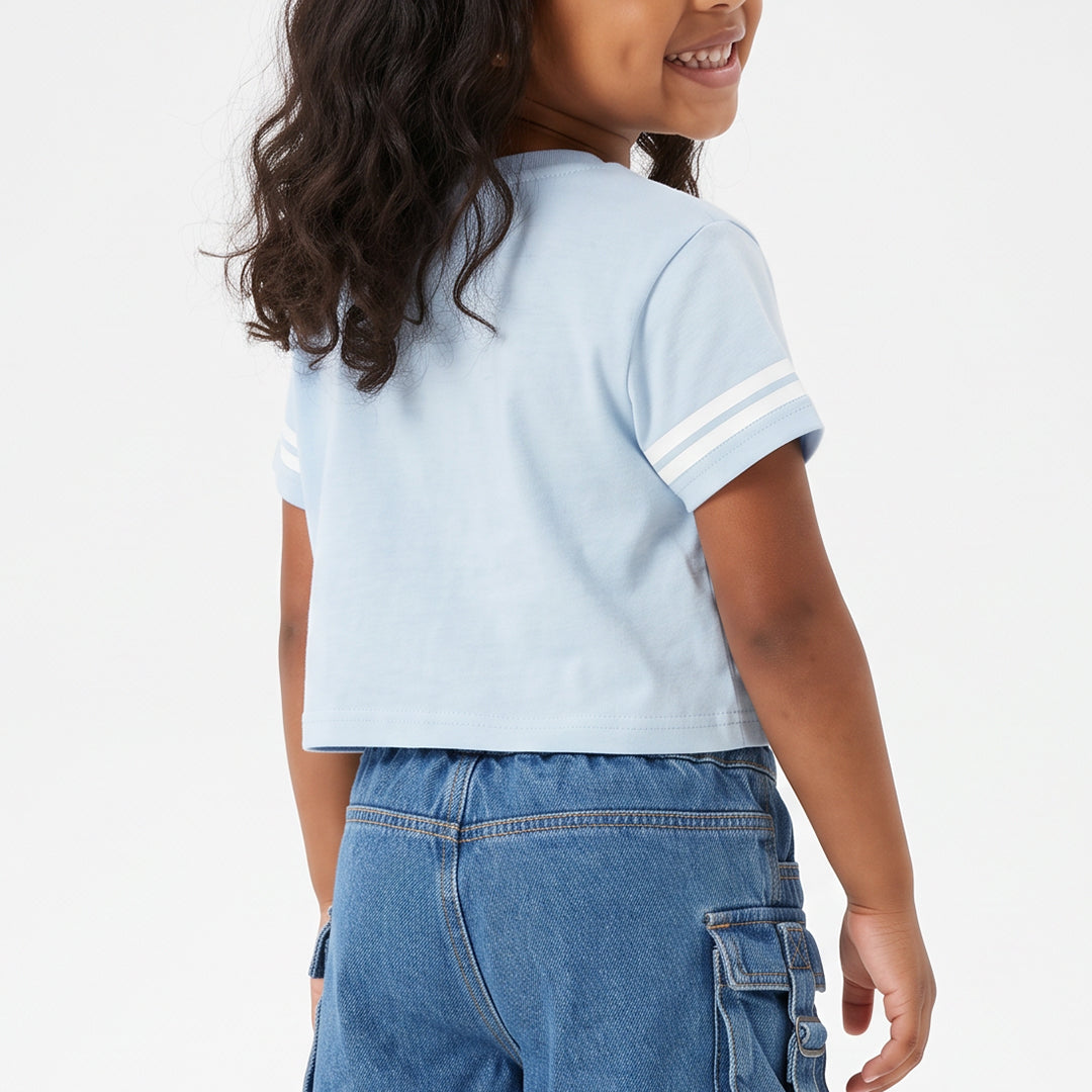 GIRLS TRB BABY BLUE TOP