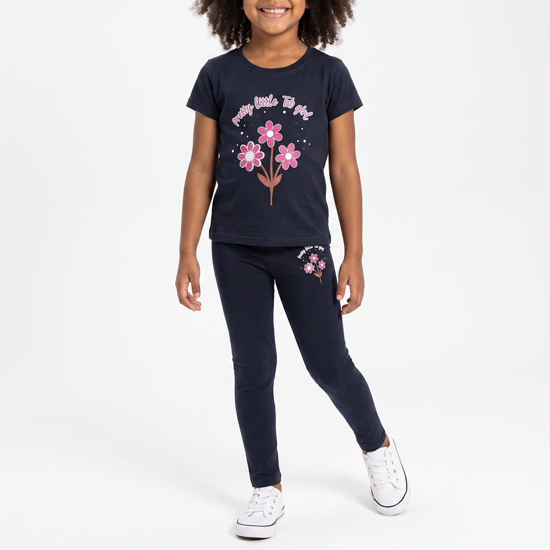 TRB GIRLS NAVY LEGGINGS