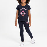 GIRLS TRB PINK OATMEAL WITH CF PRINT