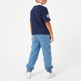 BOYS FLEECE SHORT SLEEVE GOLFER