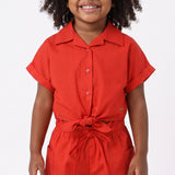 BIG GIRLS ORANGE TOP