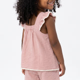 GIRLS TRB PINK TOP