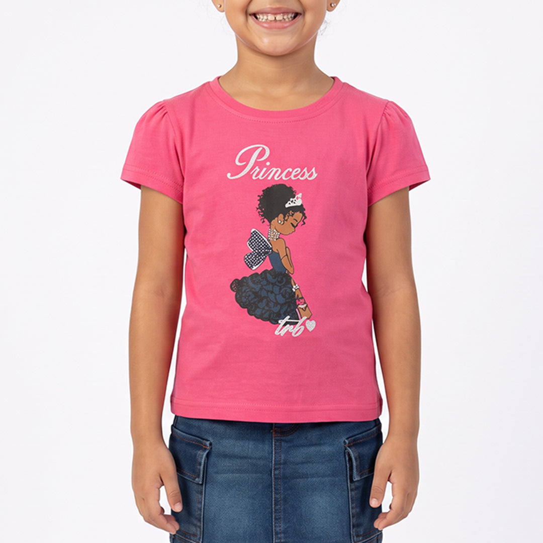 GIRLS TRB CERISE TEE