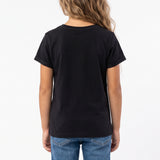 GIRLS NAVY SHORT SLEEVE T-SHIRT