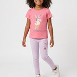 GIRLS TRB TBC TSHIRT WITH CF PRINT