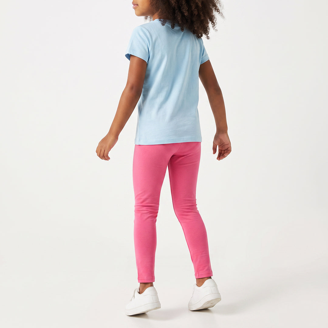 GIRLS TRB BLUE TSHIRT WITH CF PRINT