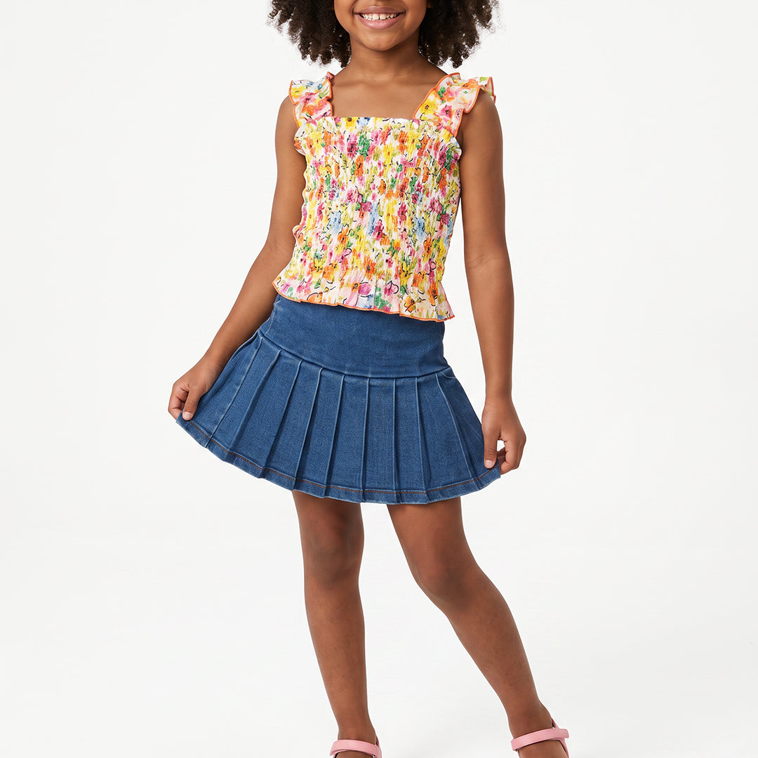 TRB GIRLS BLUE SKIRT