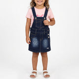 GIRLS TRB INDIGO DENIM DUNGAREE