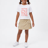 TRB GIRLS STONE CARGO SKORT
