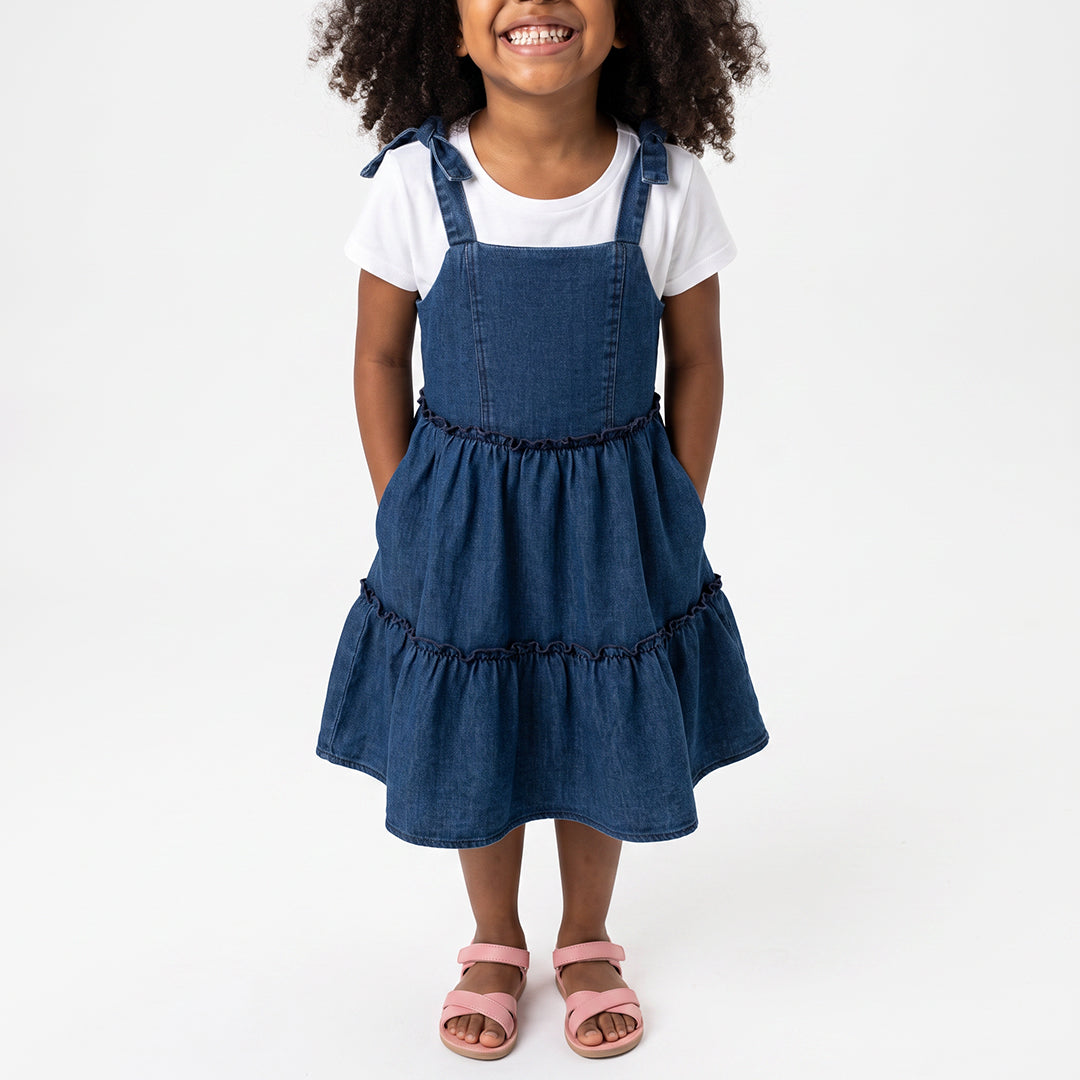 TRB GIRLS DENIM DRESS