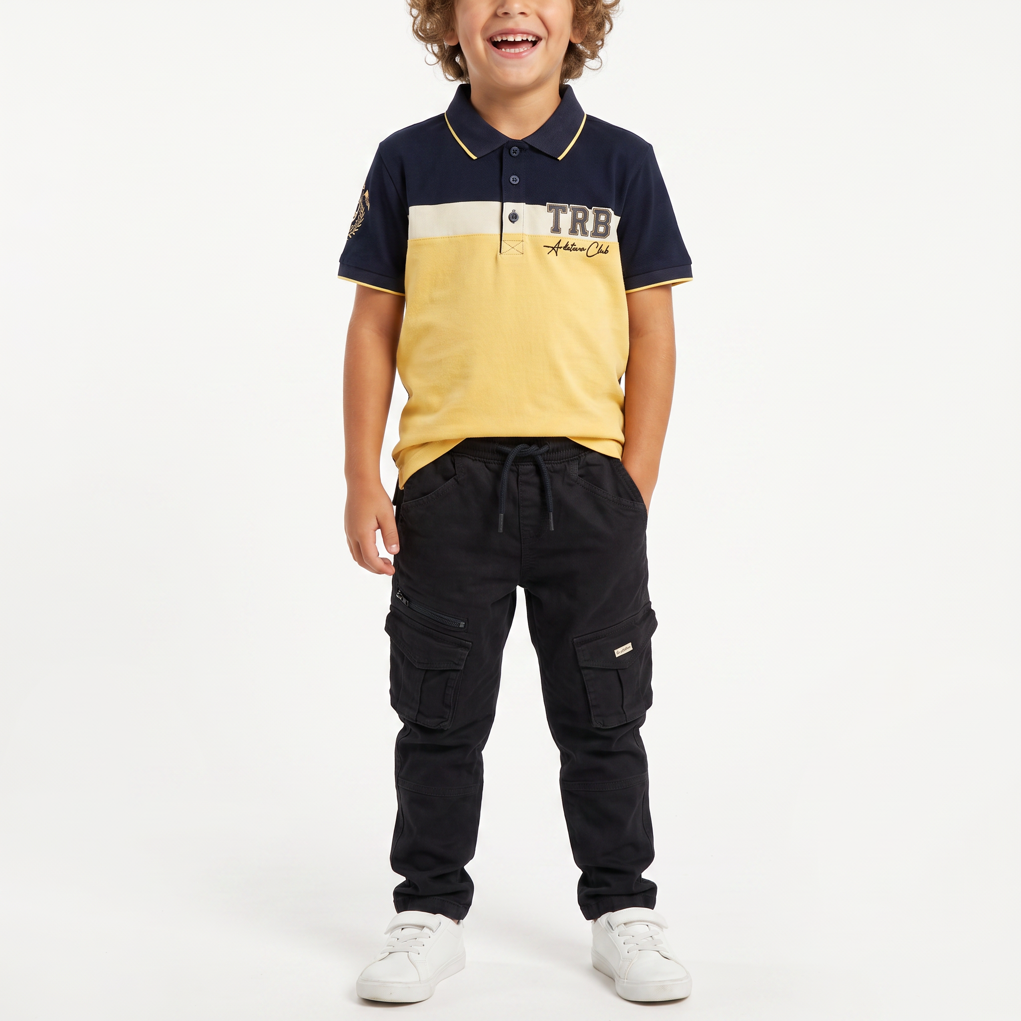 BOYS TRB YARN DYED GOLFER