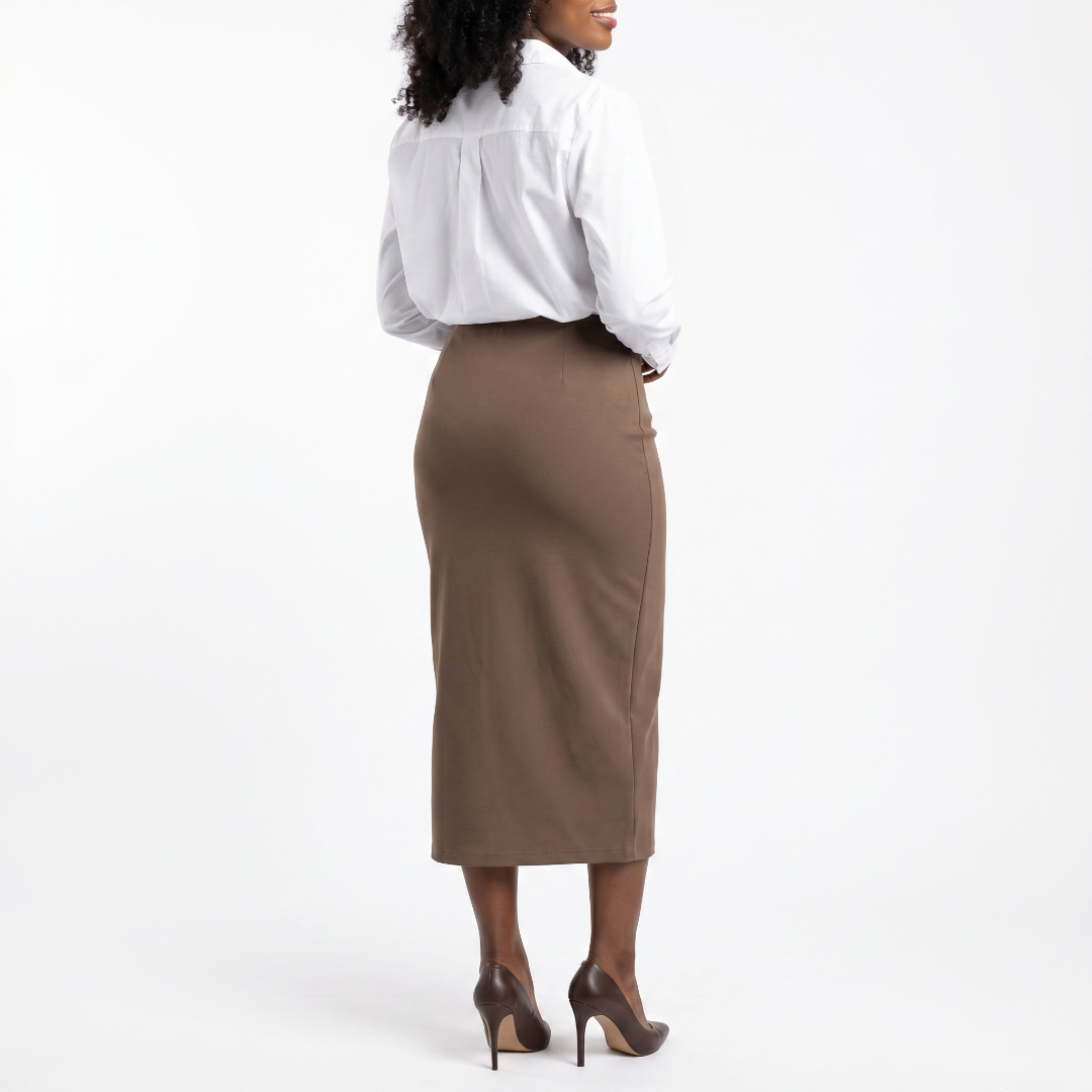 ALORA STONE PENCIL SKIRT