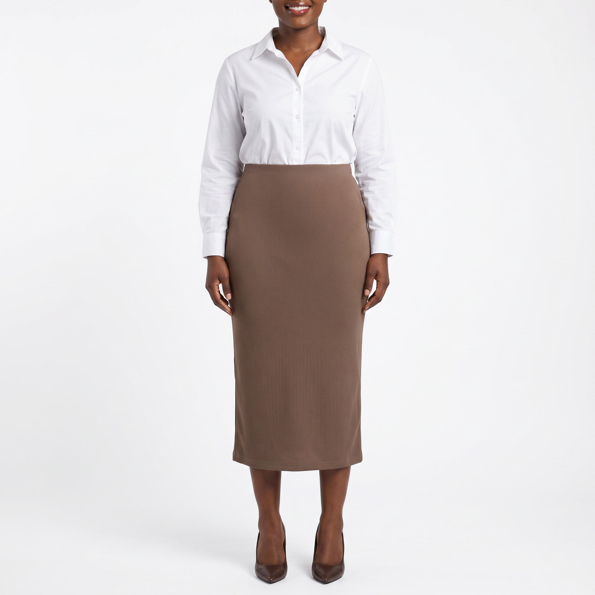 ALORA STONE PENCIL SKIRT
