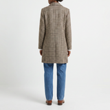 CHECK LONG SLEEVE AMAJARZ MELTON COAT-18