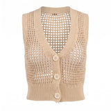 Taupe Crochet Top