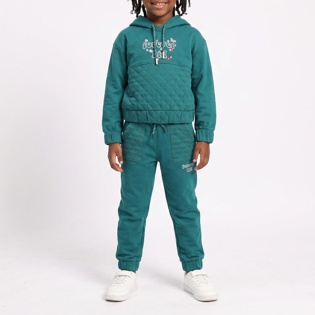 GIRLS TEAL JOGGER