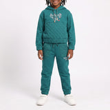 GIRLS TEAL JOGGER
