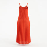 Orange Strappy Dress