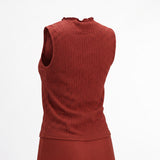 Rust Neck Top