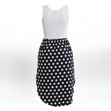 Ladies Sleeveless Combo Dress