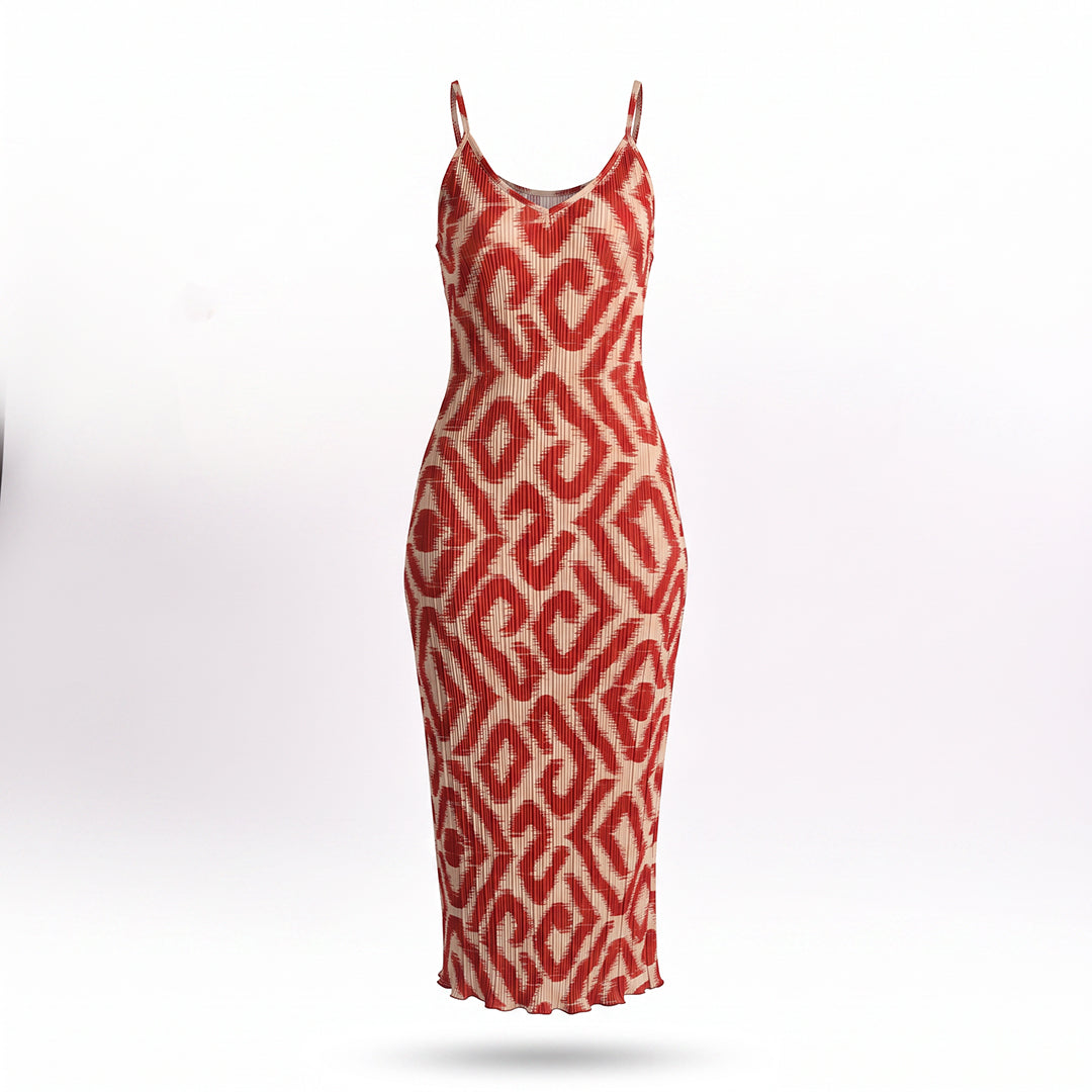 Printed Slip Dress